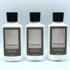 Bath and Body Works Teakwood Men's Body Lotion Set